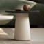 Table basse blanche en bois manufacturé noir-1154295590