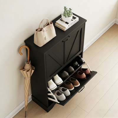 Range-chaussures en bois de qualité supérieure pour la maison