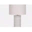 Lighting, 28 po, lampe de table, résine crème, abat-jour ivoire / crème, transitionnel