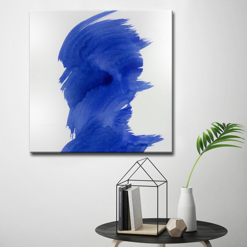 « modern times-ii », reproduction de peinture à l’acrylique sur toile tendue, H 20 po x l 20 po x P 1,5 po