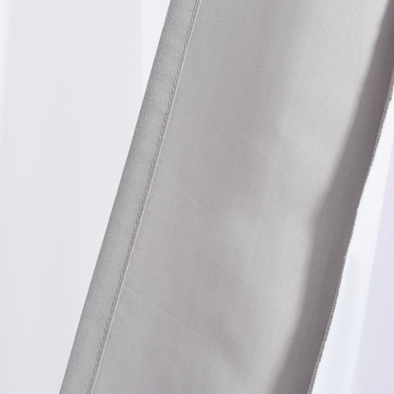 Shower Curtain, White/Gray