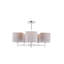 Broseley 5 - Light Shaded Chandelier-949144611-949144610