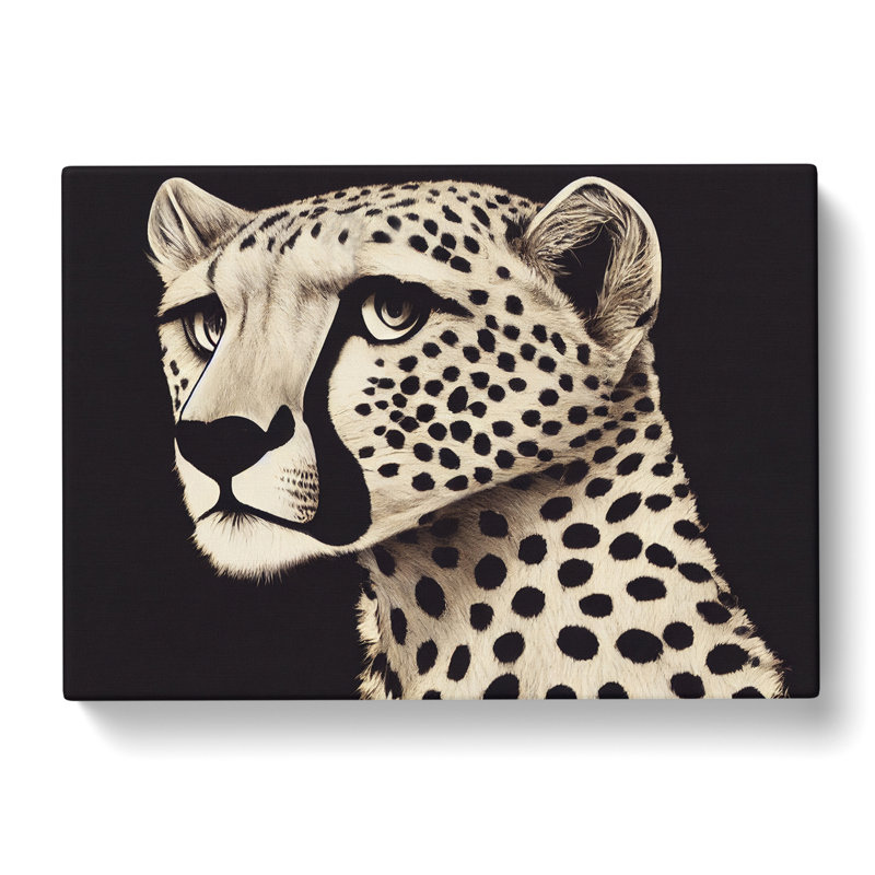Delicious Cheetah - Wrapped Canvas Print, 40cm H x 60cm W x 3cm D