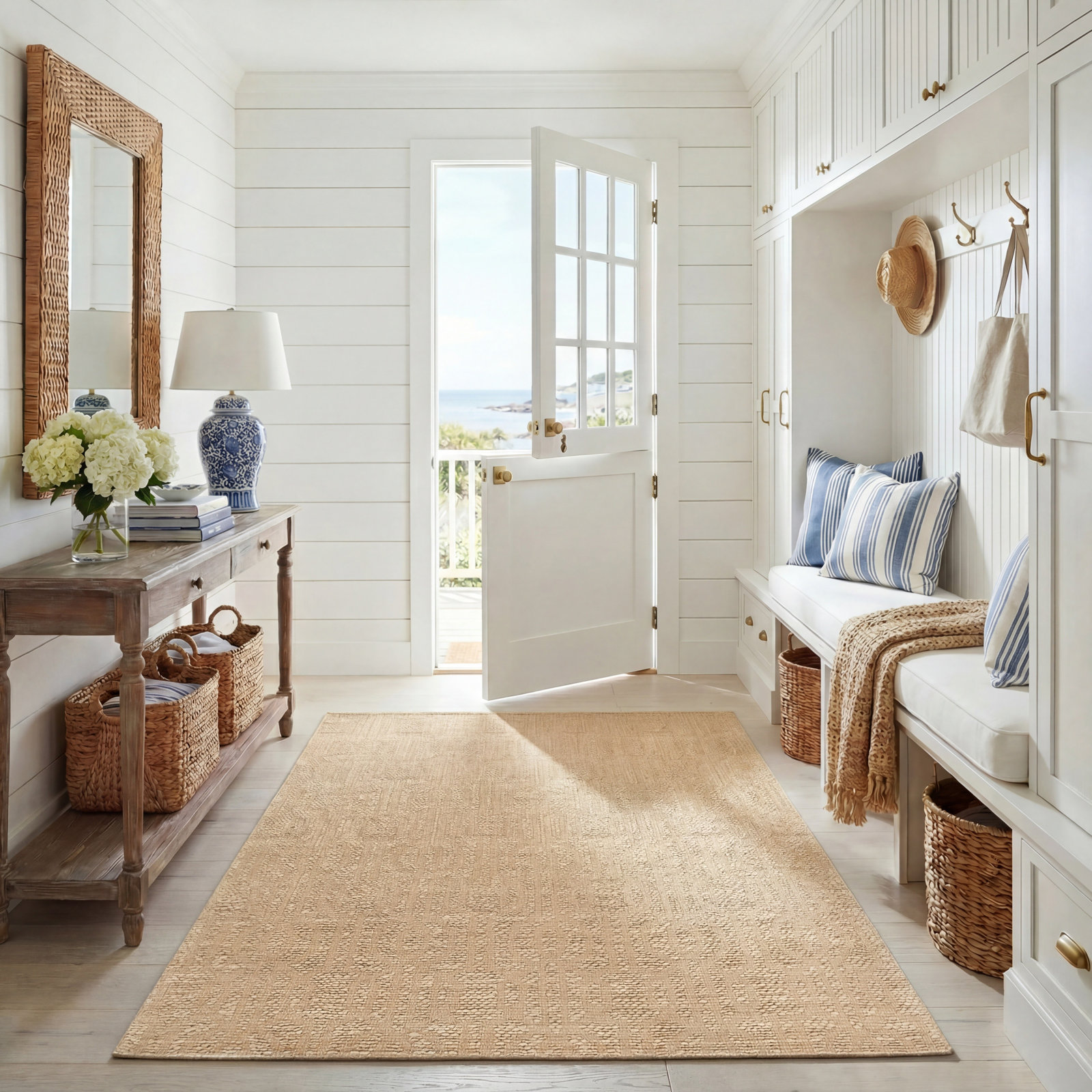 Hand-Woven Performance Rug, 5'-0" X 8'-0" Rectangle