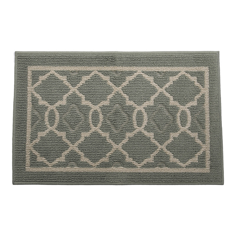 Connier Gingham Area Rug, Green