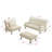 Upholstered L-Shaped Sectional Reversible