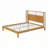 Rubber Wood Platform Bed Frame-236498512