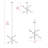 Blaklee 6 - Light Dimmable Sputnik Modern Linear Chandelier-159315635