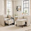 Fauteuil Lane Accent avec pouf de rangement (lot de 2)-593554711