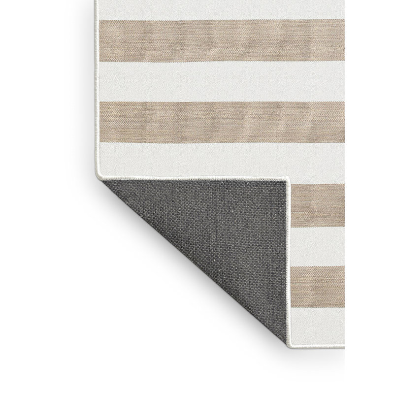 Tapis contemporain brun / blanc, Rectangle 6 pi x 9 pi