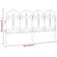 Rudi 32.5 cm H x 60 cm W Polypropylene Lawn Edging Fencing-1539606850