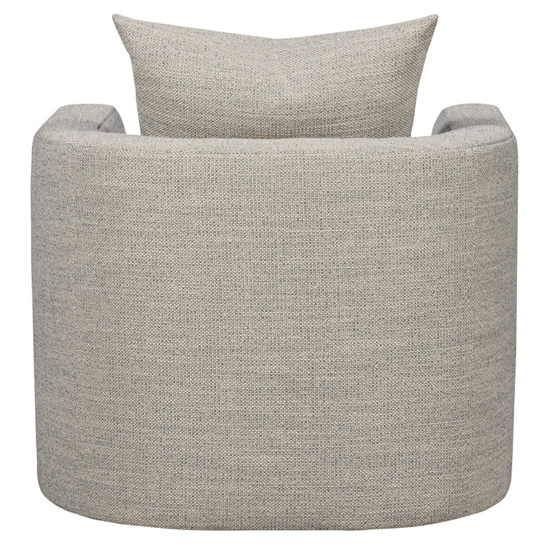 Ostrum By Thom Filicia Swivel Armchair, Navada Blue