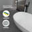 71'' x 35'' Soaking Solid Surface Bathtub-90903928
