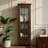 American style solid wood storage bookcase