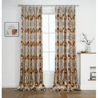 Paire de rideaux obscurcissant en polyester