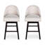 2 tabourets de bar rotatifs modernes - revêtus de tissu blé, d'une hauteur de siège de 31 po et d'une hauteur totale de 41,32 po, pour un îlot de cuisine / maison (2 pièces), hauteur totale