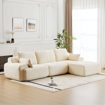 Canapé de style moderne pour l'intérieur, canapé moderne en mousse à mémoire de forme, grands canapés modulaires pour divers espaces de vie, animaux de compagnie modulaires et faciles à placer