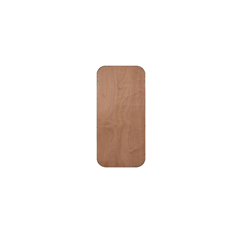 Kai Rectangle Floor Mirror, Brown