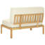  Ensemble de canapé 47,24 x 36,22 x 27,17 po en acacia massif crème-1523533634