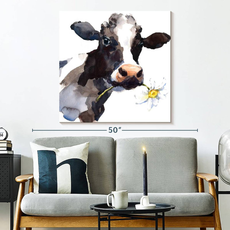 Brampt Daisy Cow, 33" H x 33" W