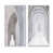 Toile avec cadre blanc