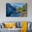 Toile tendue Banff Canoe Premium Gallery - prête à être accrochée-901326710