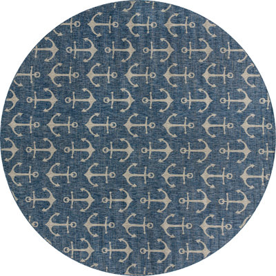 Outdoor Ayton Area Rug Sea Color