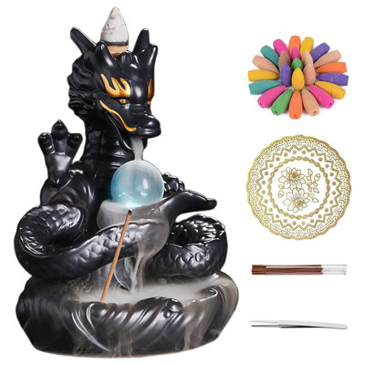 Cascade d'encens en forme de dragon