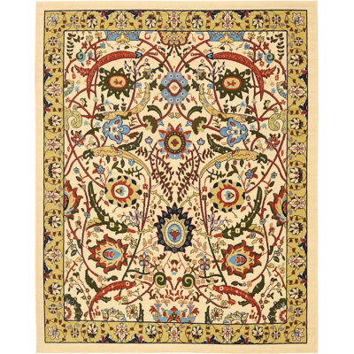 Kashan Floral Indoor Rug