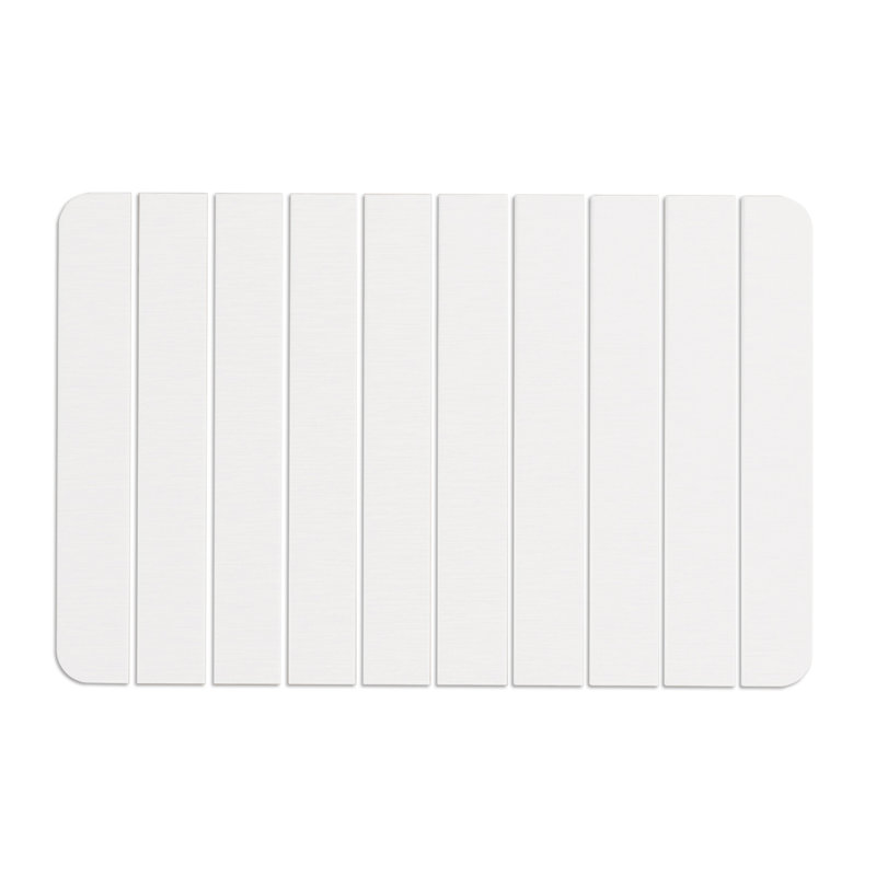 Tapis de cuisine Dianeli, Blanc naturel, Rectangle 1 pi 3 po x 2 pi 1 po