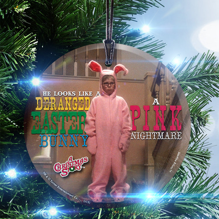 Christmas Story (Pink Nightmare), impression sur verre suspendue