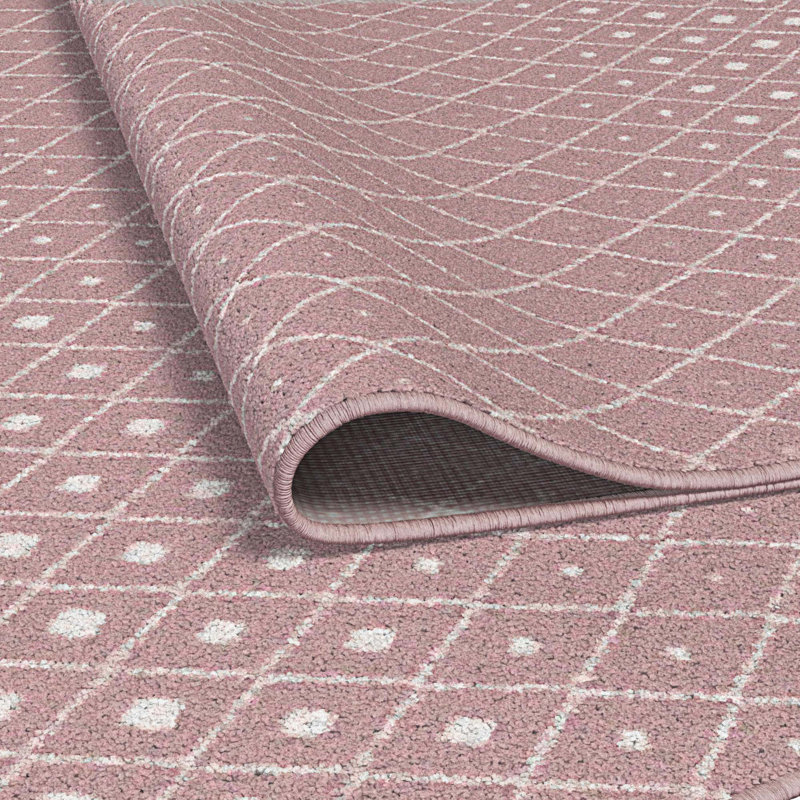 Kevah Viscose Geometric Rug