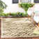 Arneshia Geometric Green/Bone Area Indoor/Outdoor Area Rug
