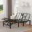 Adjustable Bed Base Frame Head and Foot Incline Quiet Motor Queen Size Zero Gravity, Dual USB A+C Ports, Remote Control with ZG and Memory Keys