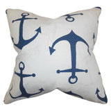 Cotton Reversible Throw Pillow