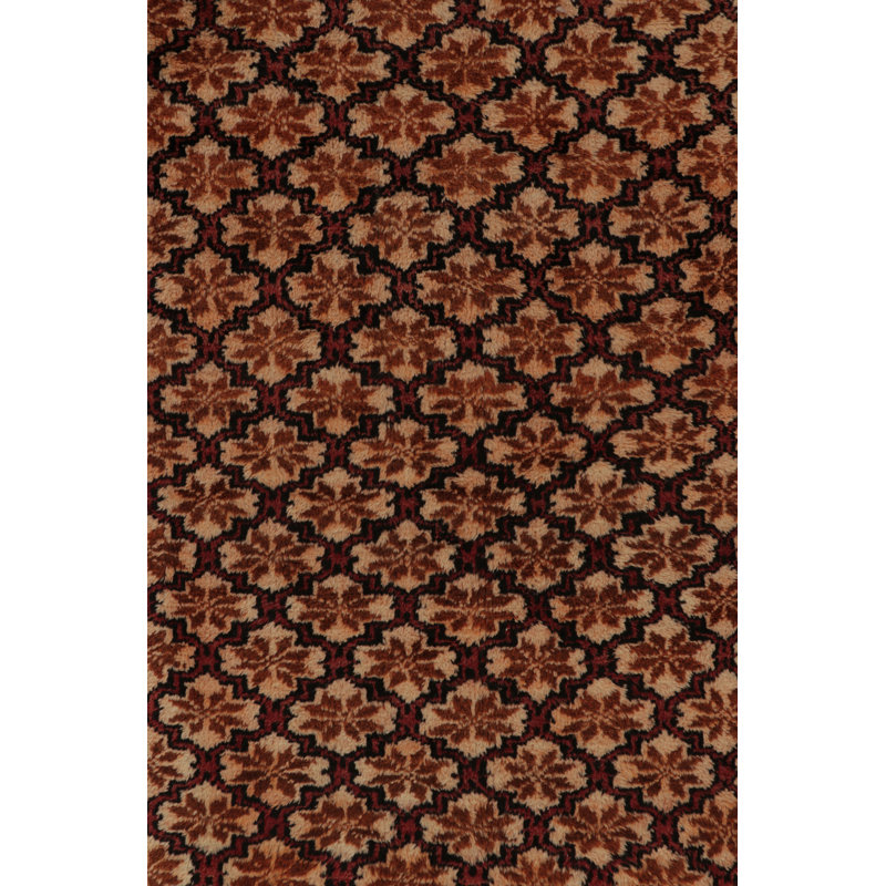 Vintage Turkish Tulu Runner, Deep Red Field With Floral Patterns - Rug & Kilim