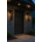 18-Inch Black Integrated LED Outdoor Wall Lantern Sconce Light-1999722197