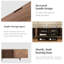 Vintage TV Unit & Stand for Large TVs | Premium Media Console in 1.8m/2.4m Sizes |  Walnut  | Fits 75-100 Inch Televisions | Bedroom & Living Room Furniture Large Media Unit with Cable-2067241188