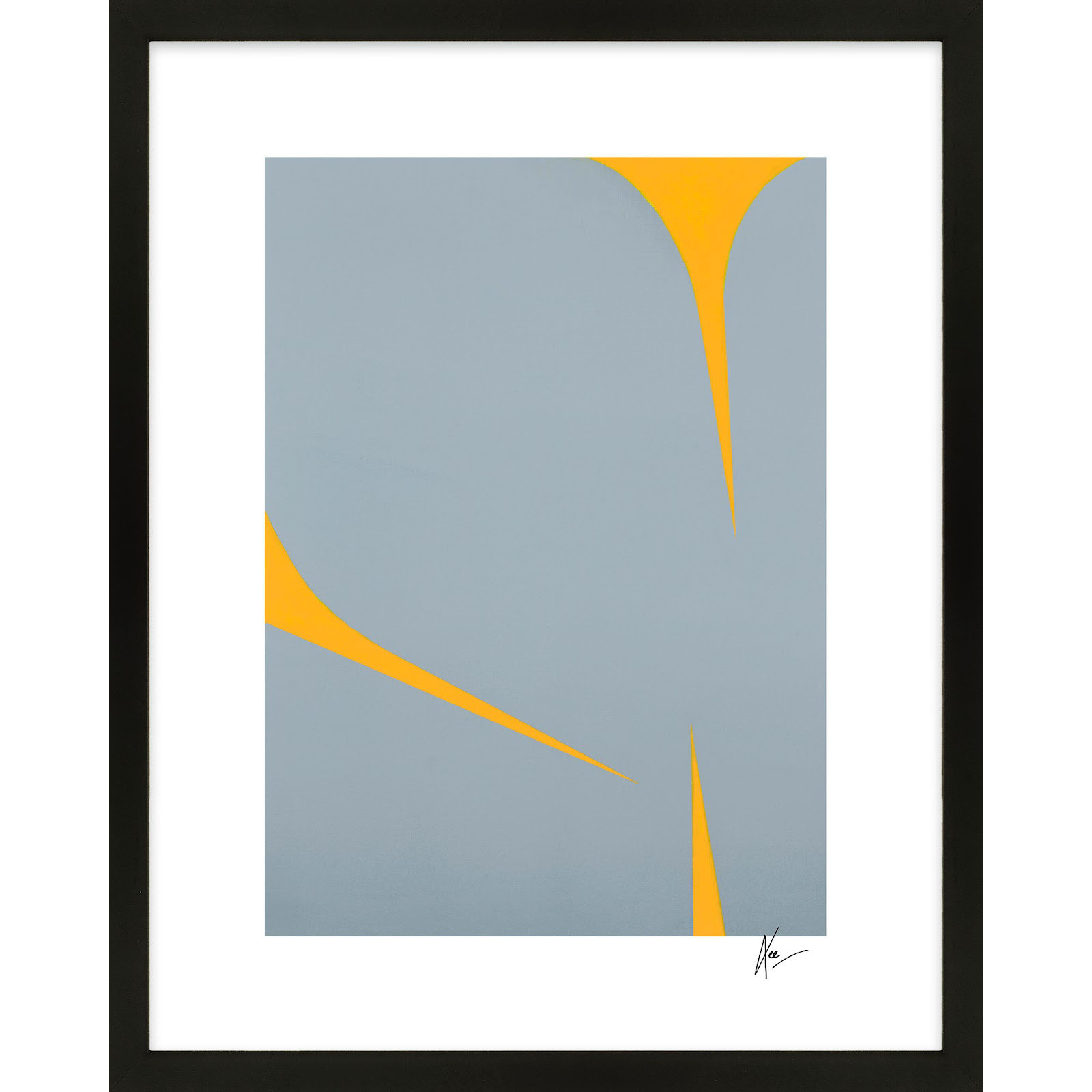 Clouds 2 by Lee Lessem, Black , 24" W x 30" H