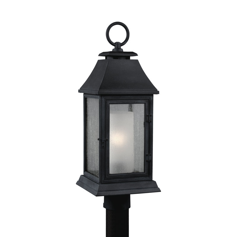 Lampadaire 1 lumière Nisbet, Zinc patiné foncé