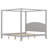 Canopy Platform Bed With Headboard-1822686912