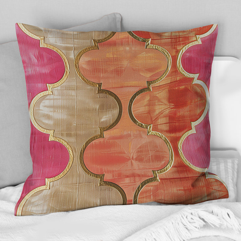 Coussin Quatrefoil Glam II - Glam, H 16 po x l 16 po