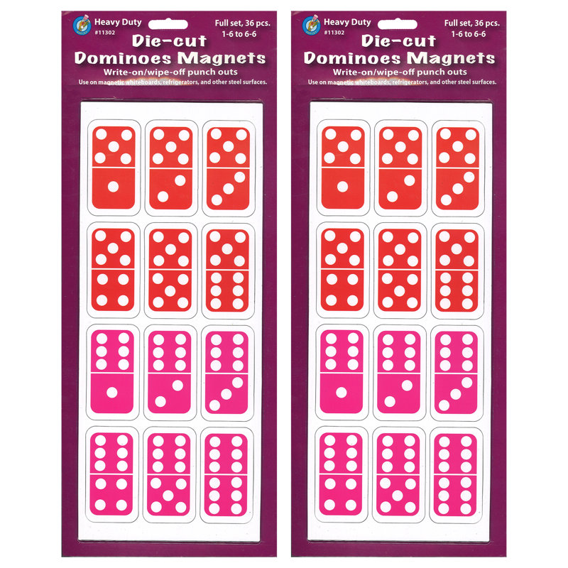 Dominos magnétiques prédécoupés