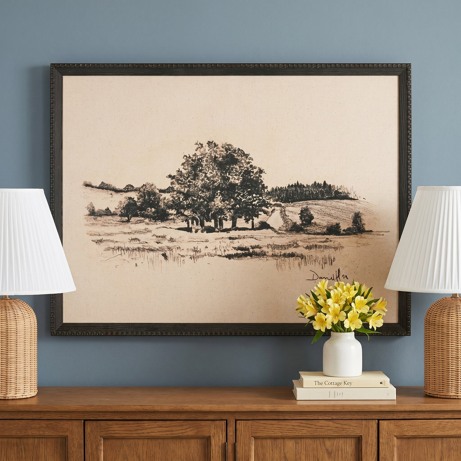 Path View by Dan Hobday, 30'' H x 40'' W