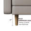 Ensemble de 2 chaises d'appoint à accoudoirs carrés et canapé Bridgeview, beige, 2 pièces Bridgeview-272885839