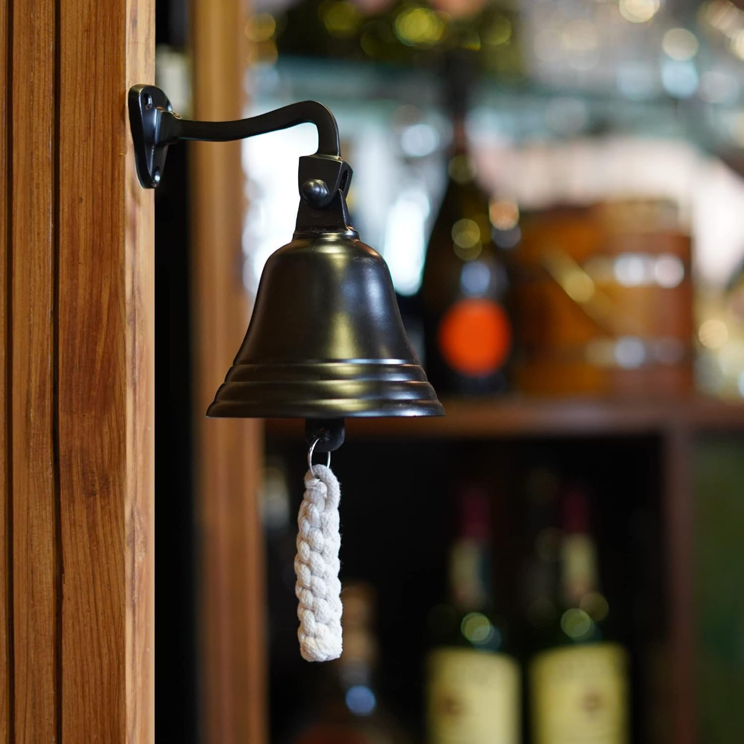 Brass Nautical Ship Bell Maritime School,Dinner,Reception,Home Decor Wall  Hanging Bell 4 Rustic Vintage Home Decor Gifts