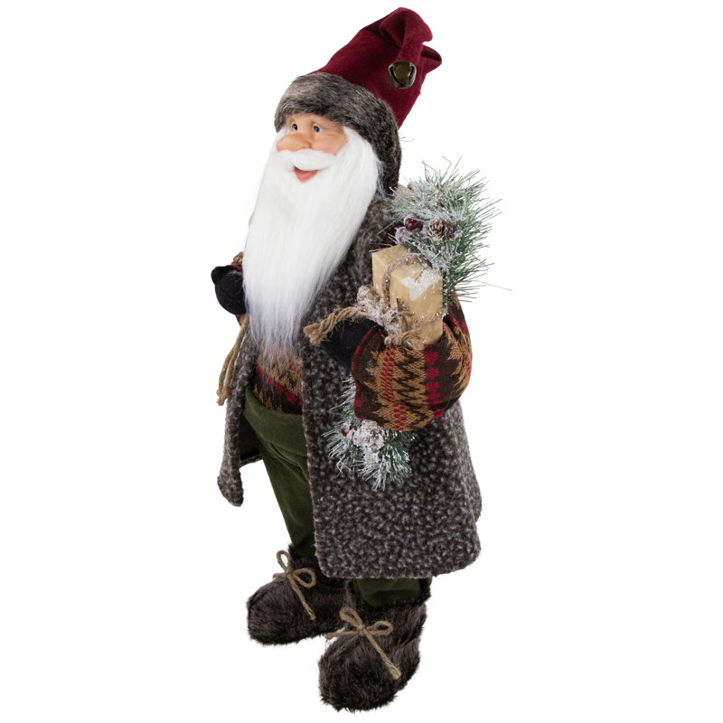 Figurine de père Noël rustique 24 po