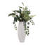Vase torsadé décoratif imprimé en 3D avec motif de grille pour la décoration intérieure - Grand vase à fleurs contemporain pour tablette ou décoration de table-979189469-979189464