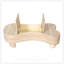Table basse irrégulière avec plateau rabattable, rangement dissimulé et design moderne pour des espaces de vie compacts