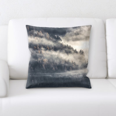 Microsuede Reversible Throw Pillow